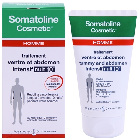 Somatoline Homme Nuit 10 crema dimagrante per fianchi e addome per uomo