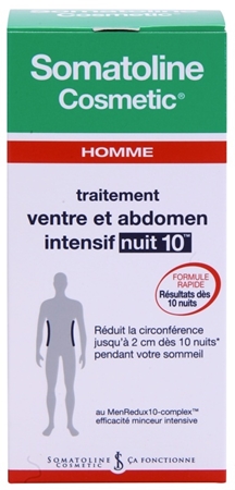 Somatoline Homme Nuit 10 crema dimagrante per fianchi e addome per uomo