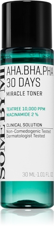 Some By Mi AHA∙BHA∙PHA 30 Days Miracle Toner пом'якшуючий та зволожуючий тонер