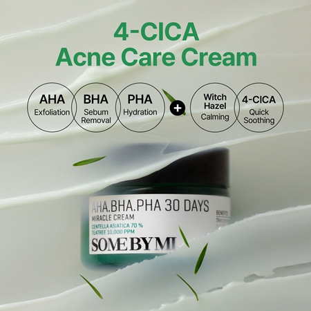 Some By Mi AHA∙BHA∙PHA 30 Days Miracle Cream multiaktivna krema s pomirjajočim učinkom