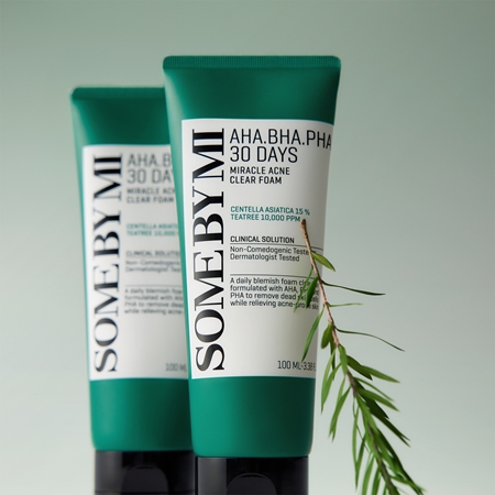 Some By Mi AHA∙BHA∙PHA 30 Days Miracle Acne Clear Foam hloubkově čisticí pěna pro problematickou pleť, akné