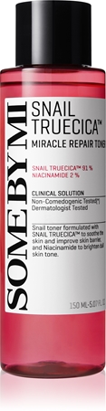 Some By Mi Snail Truecica Miracle Repair Toner lotion tonique purifiante régénérante peaux sensibles