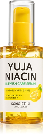 Some By Mi Yuja Niacin Blemish Care sérum iluminador para pele problemática, acne