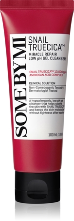 Some By Mi Snail Truecica Miracle Repair Low pH Cel Cleanser gel nettoyant apaisant pour peaux grasses et à problèmes