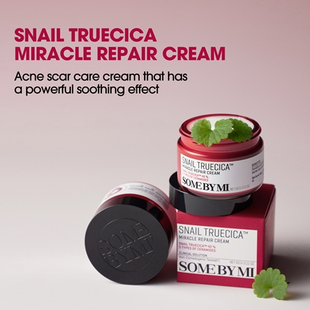 Some By Mi Snail Truecica Miracle Repair Cream Soothing And Moisturizing Cream