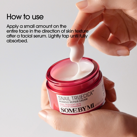 Some By Mi Snail Truecica Miracle Repair Cream Soothing And Moisturizing Cream