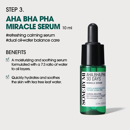 Some By Mi AHA∙BHA∙PHA 30 Days Miracle AC SOS Kit dovanų rinkinys nuo aknės