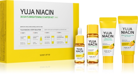 Some By Mi Yuja Niacin 30 Days Brightening kit de viagem (para pele radiante)