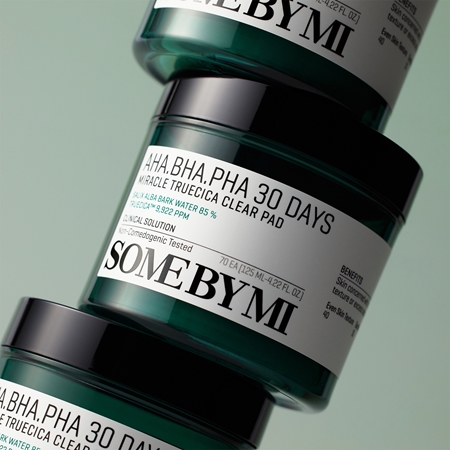 Some By Mi AHA∙BHA∙PHA 30 Days Miracle Truecica Clear Pad čistilne blazinice za problematično kožo, akne