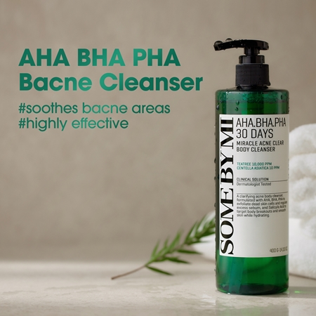 Some By Mi AHA∙BHA∙PHA 30 Days Miracle Acne Clear Body Cleanser habos tisztító gél