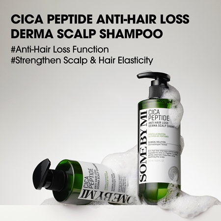 Some By Mi Cica Peptide Derma Scalp Shampoo Förstärkning schampo mot håravfall med lugnande egenskaper