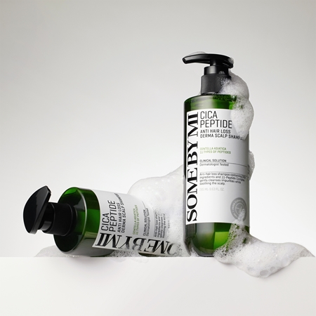 Some By Mi Cica Peptide Derma Scalp Shampoo shampoo rinforzante anticaduta con effetto lenitivo