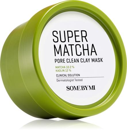 Some By Mi Super Matcha Pore Clean čistiaca ílová pleťová maska pre stiahnuté póry