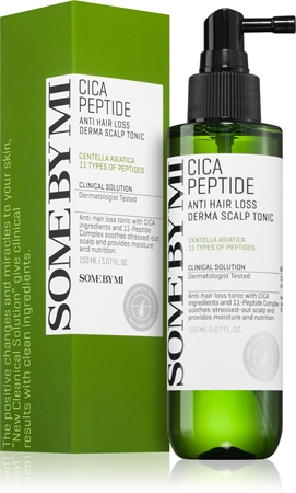 Some By Mi Cica Peptide Derma Scalp Tonic hydratační a vyživující tonikum proti vypadávání vlasů