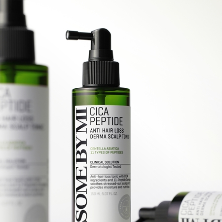 Some By Mi Cica Peptide Derma Scalp Tonic hydratační a vyživující tonikum proti vypadávání vlasů