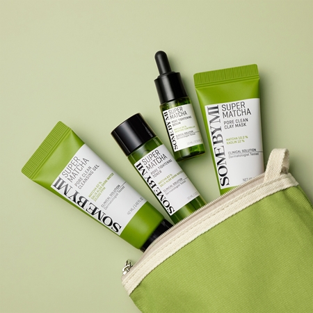 Some By Mi Super Matcha Pore Care Starter Kit coffret cadeau pour resserrer les pores et pour un look mat