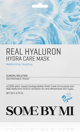 Some By Mi Clinical Solution Hyaluron Hydra Care Mask hydratační plátýnková maska se zklidňujícím účinkem