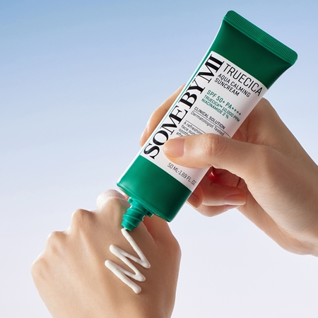 Some By Mi Truecica Aqua Calming Suncream upokojujúca ochranná emulzia SPF 50+