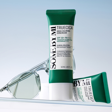 Some By Mi Truecica Aqua Calming Suncream upokojujúca ochranná emulzia SPF 50+