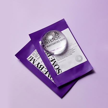 Some By Mi Retinol Intense Reactivating Mask mască textilă cu efect antirid pentru ten matur