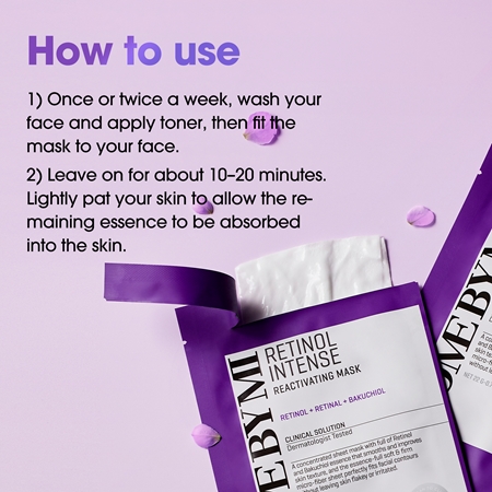 Some By Mi Retinol Intense Reactivating Mask Anti-Falten-Tuchmaske für reife Haut
