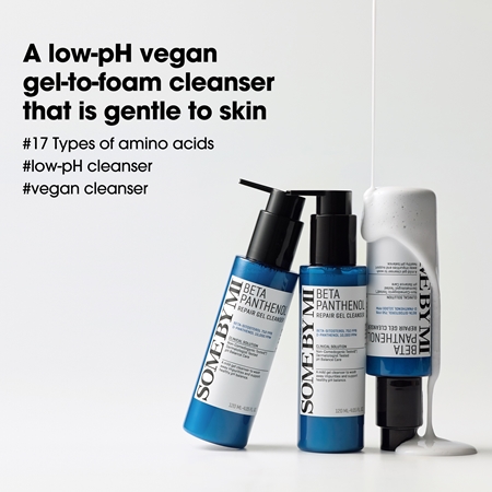 Some By Mi Beta Panthenol Repair Gel Cleanser sanftes Reinigungsgel für empfindliche Haut