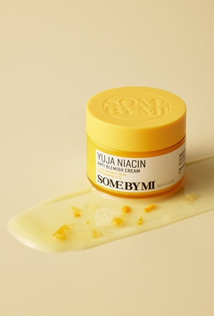 Some By Mi Yuja Niacin Anti Blemish Cream hidratáló és élénkítő arckrém a hiperpigmentációs bőrre