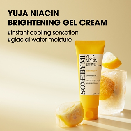 Some By Mi Yuja Niacin 30 Days Brightening Moisture Gel Cream gel-crème hydratant pour une peau lumineuse