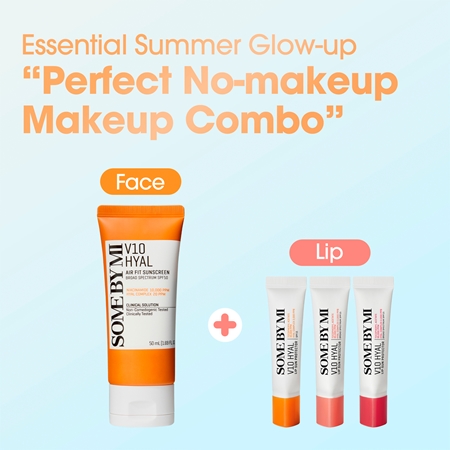 Some By Mi V10 Hyal Air Fit Sunscreen crème légère protectrice visage SPF 50+