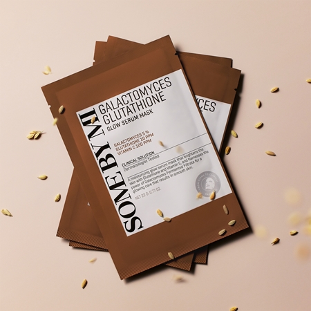 Some By Mi Galactomyces Glutathione Glow Serum Mask rozjasňujúca plátienková maska pre citlivú a suchú pleť