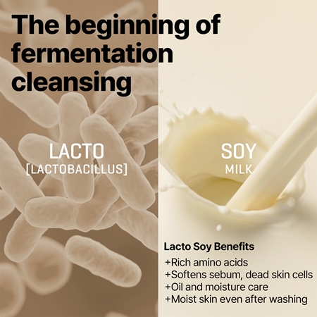 Some By Mi Lacto Soy Mild Bubble Peeling Cleanser Gentle Facial Scrub for sensitive skin
