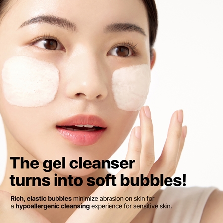 Some By Mi Lacto Soy Mild Bubble Peeling Cleanser Gentle Facial Scrub for sensitive skin