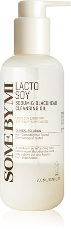 Some By Mi Lacto Soy Sebum & Blackhead Cleansing Oil sanftes Reinigungsöl für empfindliche Haut