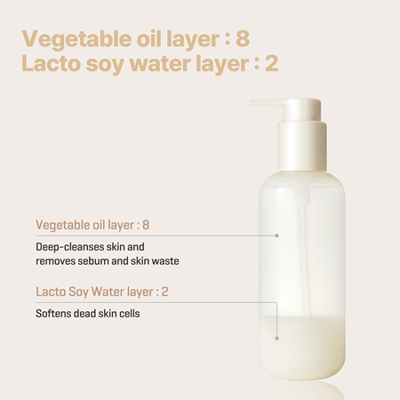 Some By Mi Lacto Soy Sebum & Blackhead Cleansing Oil Gentle Cleansing Oil for sensitive skin