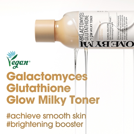 Some By Mi Galactomyces Glutathione Glow Milky Toner lotion tonique adoucissante et hydratante pour une peau lumineuse