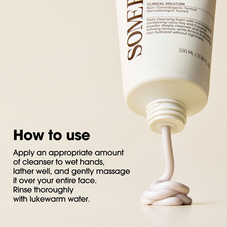 Some By Mi Lacto Soy Enzyme Deep Cleansing Foam Deep-Cleansing Mousse with soothing effect