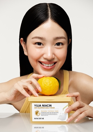 Some By Mi Yuja Niacin Anti Blemish Daily Mask Uppljusande arkmask för ansiktet för jämn hudton