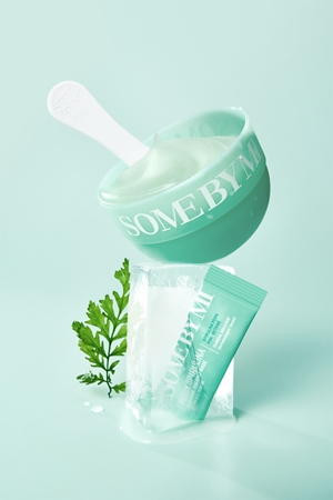 Some By Mi PDRN Spirulina Soothing Sherbet Mask Soothing Face Mask with cooling effect