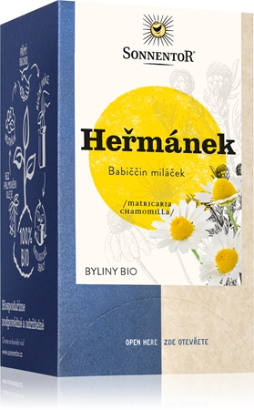 SONNENTOR Heřmánek BIO bylinný čaj dvoukomorový sáček