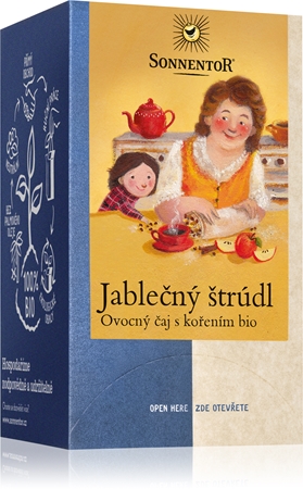 SONNENTOR Jablkový závin BIO ovocný čaj s korením dvojkomorové vrecúško
