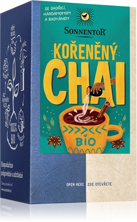 SONNENTOR Chai kořeněný porcovaný čaj