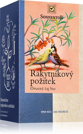 SONNENTOR Rakytníkový požitek BIO ovocný čaj dvoukomorový sáček