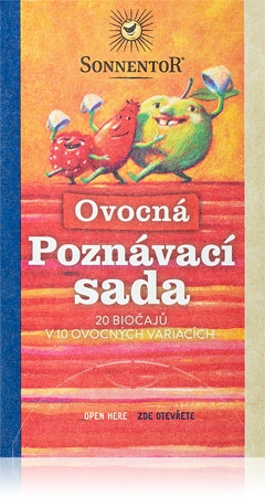 SONNENTOR Ovocná poznávací sada ovocný čaj v BIO kvalitě