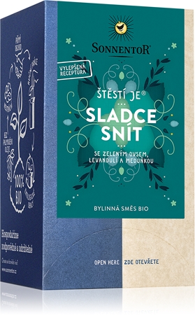 SONNENTOR Šťastie je sladko snívať BIO bylinný čaj dvojkomorové vrecúško
