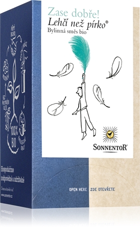 SONNENTOR Lighter than a feather BIO bylinný čaj s kofeínom
