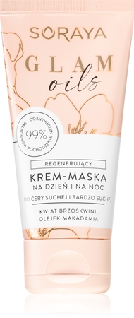 Soraya Glam Oils kremowa maseczka o działaniu regenerującym