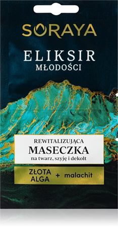 Soraya Youth Elixir maseczka żelowa o działaniu rewitalizującym