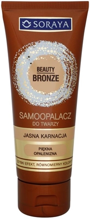 Soraya Beauty Bronze creme autobronzeador para rosto para pele clara