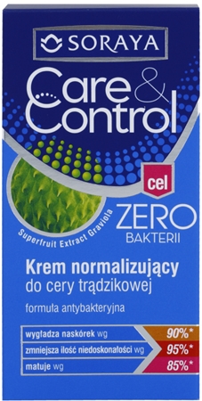 Soraya Care & Control creme antibacteriano para pele com imperfeições