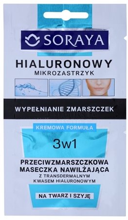 Soraya Hyaluronic Microinjection mascarilla hidratante antiarrugas con ácido hialurónico